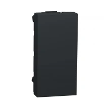 Заглушка 1 модуль антрацит NU986554 Schneider Electric Unica New