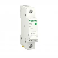 Автоматичний вимикач 10А 6kA 1 полюс тип C R9F12110 Resi9 Schneider Electric