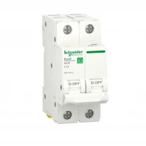 Автомат для электропроводки 16А 6kA 2 полюса тип C R9F12216 Resi9 Schneider Electric