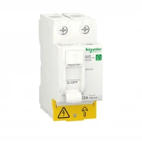 ПЗВ 63А 100мА 6kA тип AC 2 полюси R9R52263 Resi9 Schneider Electric