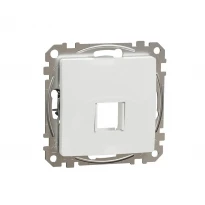 Центральна плата для одинарного роз'єму Keystone білий Sedna Design SDD111421 Schneider Electric