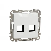 Центральна плата для подвійного роз'єму RJ45 білий Sedna Design SDD111444C Schneider Electric