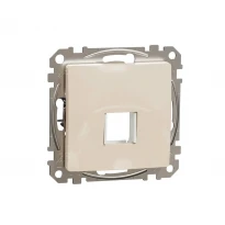 Центральна плата для одинарного роз'єму Keystone бежевий Sedna Design SDD112421 Schneider Electric