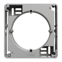 Коробка для поверхневого монтажу 1 постова SDD113901 алюміній Sedna Design Schneider Electric