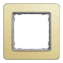 Рамка 1 постовая SDD371801 матовое золото Sedna Elements Schneider Electric
