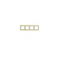 Рамка 4 постова SDD371804 матове золото Sedna Elements Schneider Electric