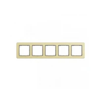 Рамка 5 постова SDD371805 матове золото Sedna Elements Schneider Electric