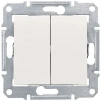 Механізм вимикача 2-клавішного слонова кістка SDN0300123 Schneider Electric Sedna