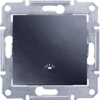 Кнопка дзвінка (Світло) графіт SDN0900170 Schneider Electric Sedna