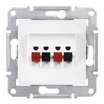 Механизм розетки акустической белый SDN5400121 Schneider Electric Sedna