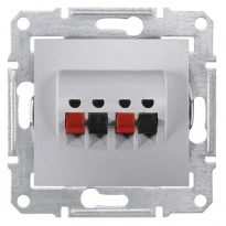 Механізм розетки акустичної алюмінію SDN5400160 Schneider Electric Sedna