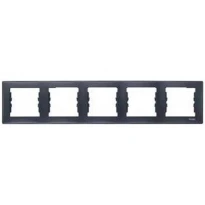 Рамка 5 постов графит горизонтальная SDN5800970 Schneider Electric Sedna