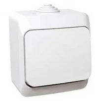 Одноклавишный переключатель 16A 250V белый IP44 Cedar Plus WDE000560 Schneider Electric