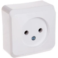 Одинарная розетка без заземления 16A 220V белая WDE001000 Prima Schneider Electric