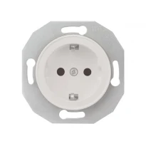 Розетка із зеземленням біла WDE011103 Renova Schneider Electric