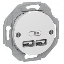 USB розетка тип A+A 2.1A біла WDE011760 Renova Schneider Electric