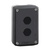 Корпус для поста кнопочного 2 отверстия IP66 серый XALD02 Schneider Electric