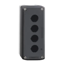 Корпус для поста кнопочного 4 отверстия IP66 серый XALD04 Schneider Electric