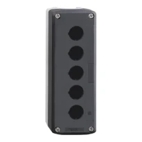 Корпус для поста кнопочного 5 отверстия IP66 серый XALD05 Schneider Electric