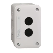 Корпус для поста кнопочного 2 отверстия IP54 светло-серый XALE2 Schneider Electric