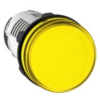 Сигнальна лампа Harmony XB7 моноблочна 22мм жовта вбудований пластик світлодіод 24V XB7EV05BP Schneider Electric