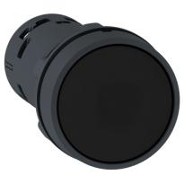 Кнопка Harmony XB7 моноблочная 22мм черная пластик пружинный возврат 1NO XB7NA21 Schneider Electric