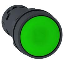 Кнопка Harmony XB7 моноблочная 22мм зеленая пластик пружинный возврат 1NO XB7NA31 Schneider Electric