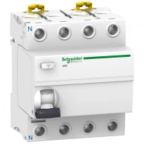 УЗО 25A 30mA 6kA тип AC 4 полюса A9R50425 Acti9 iID K Schneider Electric