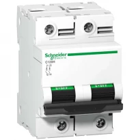 Автомат для защиты сети 63A 15kA 2 полюса тип C A9N18456 Acti9 С120H Schneider Electric