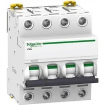 Автоматичний вимикач 50A 6kA 4 полюси тип B A9F78450 Acti9 iC60N Schneider Electric