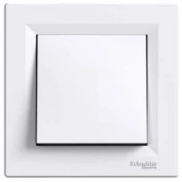 Выключатель 1-клавишный белый EPH0100121 Schneider Electric Asfora