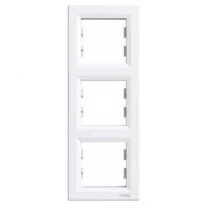 Рамка 3 пости біла вертикальна EPH5810321 Schneider Electric Asfora