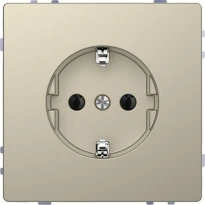 Розетка силова 2К+З 16А 250V безгвинт. цукру пластик Schneider Electric Merten D-Life MTN2301-6033