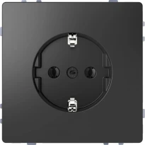 Розетка силова 2К+З 16А 250V безгвинт. антрацит пластик Schneider Electric Merten D-Life MTN2301-6034