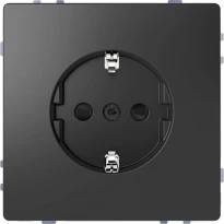 Розетка силова 2К+З 16А 250V гвинт. антрацит пластик Schneider Electric Merten D-Life MTN2400-6034