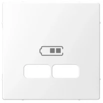 Центральна плата для механізму зарядного пристрою білий лотос пластик Schneider Electric Merten D-Life MTN4367-6035