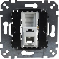 Телефонная розетка RJ12 6-контактов Schneider Electric Merten D-Life MTN463500