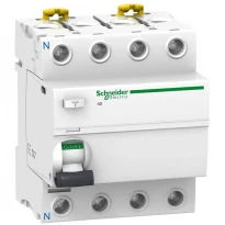 ПЗВ 25A 300mA 10kA тип AC 4 полюси A9R44425 Acti9 iID Schneider Electric