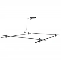 Модульная магнитная система освещения SM 8878 Cube base 1500*1500 Black 100W