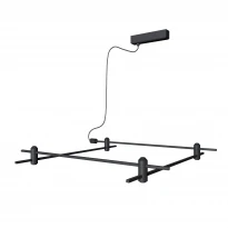 Модульная магнитная система освещения SM 8878 Cube base 800*800 Black 100W