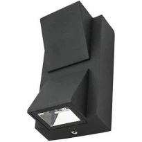 Фасадний архітекрутний LED світильник Skarlat OLP2025-COB 3W+3W BK 3000K IP54