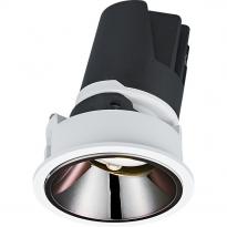 Светодиодный спотовый светильник Skarlat RFL76001 12W WH+NI 3000K