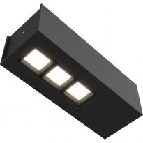 Світлодіодний спотовий світильник Skarlat RSLC78036 3×2W BK 3000K