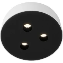 Светодиодный спотовый светильник Skarlat RSLС78032 3×3W WH+BK 4000K