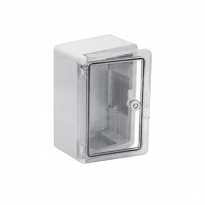 Шкаф ударопрочный пластиковый навесной IP65 300x200x130мм прозрачная дверца серая MKP92-N-302013-65-UEC UEC