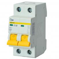 Автоматичний вимикач ВА47-29 2 полюси 32А 4,5kA тип C MVA20-2-032-C-U УЕК