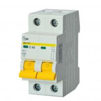 Автоматичний вимикач ВА47-29 2 полюси 40А 4,5kA тип C MVA20-2-040-C-U УЕК
