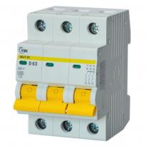 Автоматичний вимикач ВА47-29 3 полюси 63А 4,5kA тип D MVA20-3-063-D-U УЕК