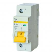 Автоматичний вимикач ВА47-100 1 полюс 63А 10kA тип D MVA40-1-063-D-U УЕК