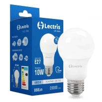 Экономичная LED-лампа A60 10W 4000K 220V E27 1-LC-1106 Lectris